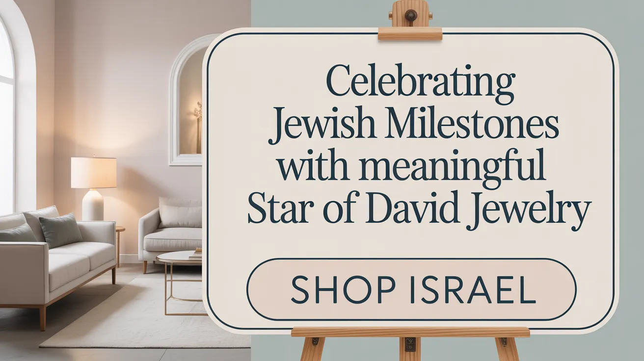 Celebrating Jewish Milestones with Meaningful Star of David Jewelry