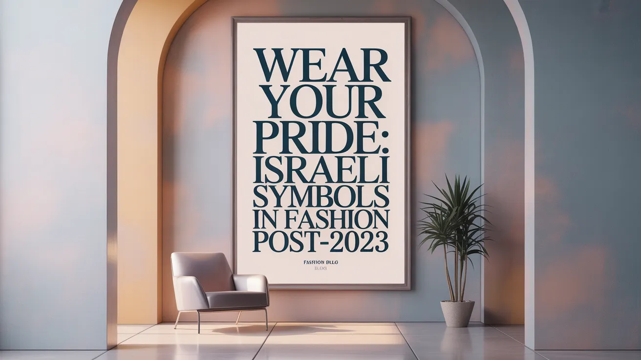Wear Your Pride: Israeli Symbols in Fashion Post-2023