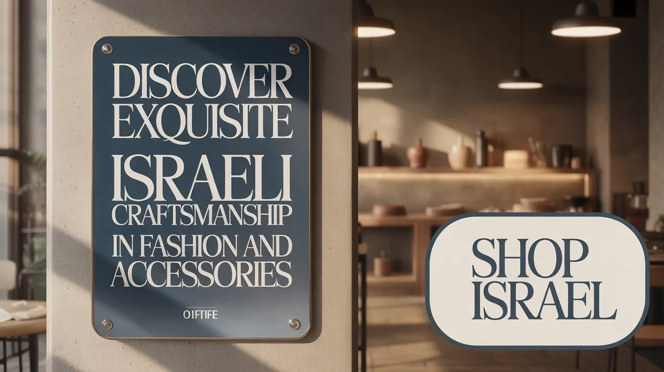 Discover Exquisite Israeli Craftsmanship in Fashion and Accessories