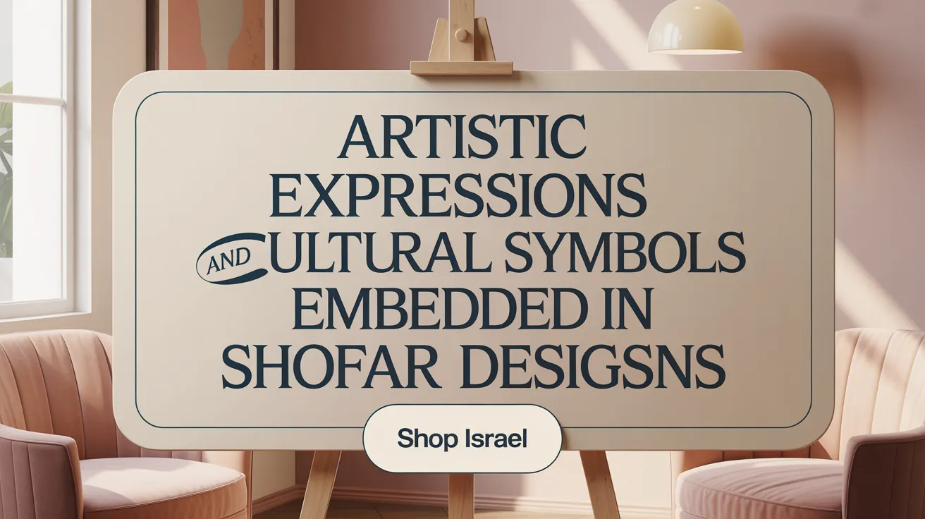 Artistic Expressions and Cultural Symbols Embedded in Shofar Designs