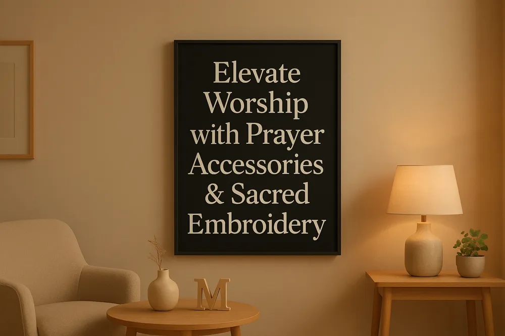 Elevate Worship with Prayer Accessories &amp; Sacred Embroidery