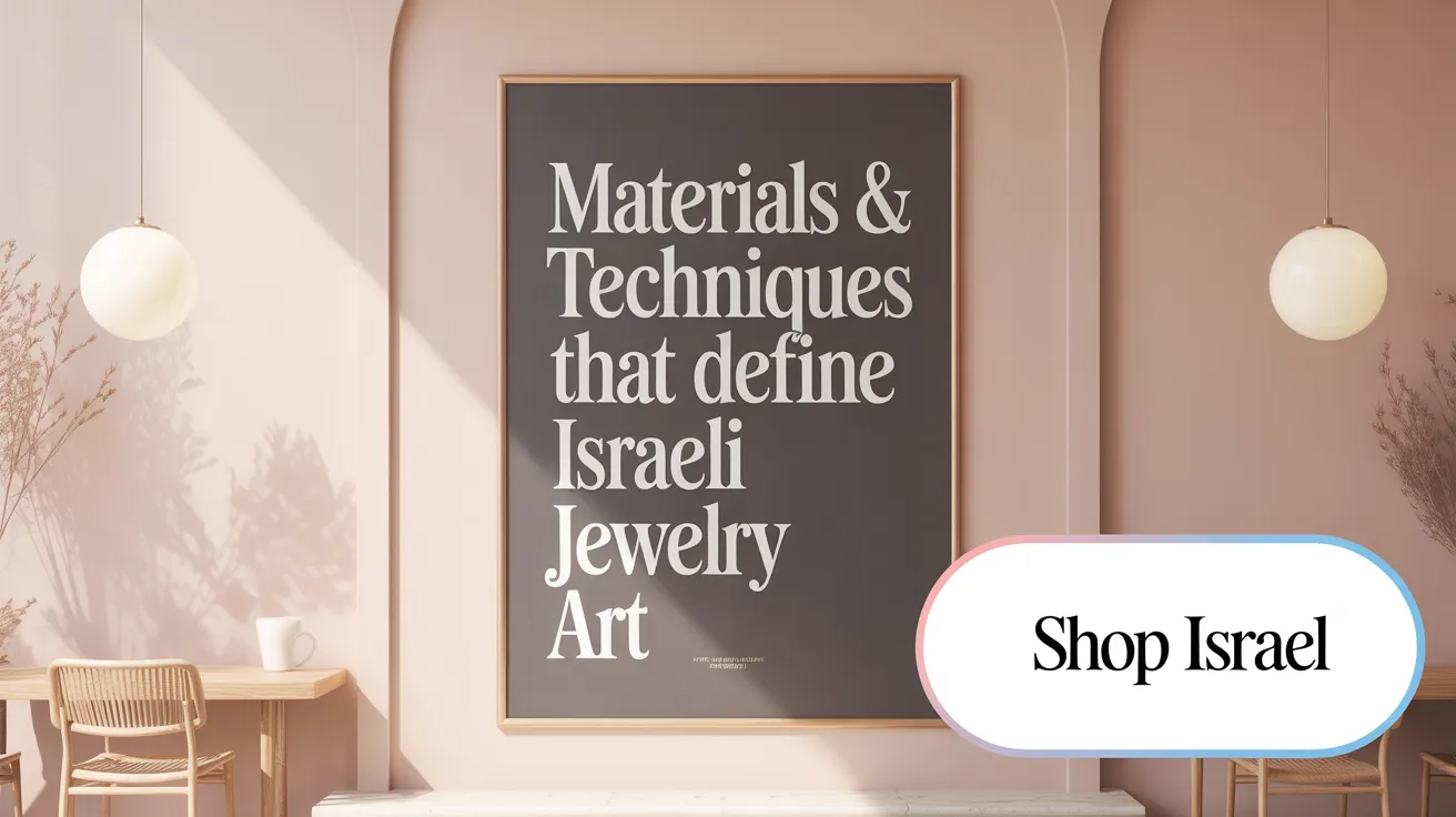 Materials & Techniques that Define Israeli Jewelry Art