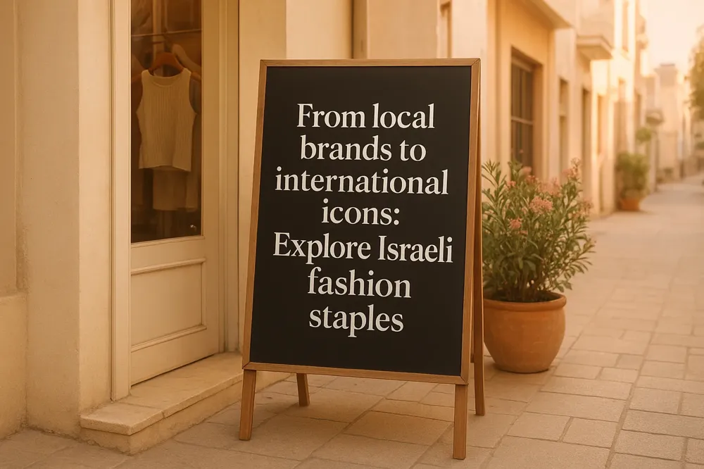 From local brands to international icons: Explore Israeli fashion staples