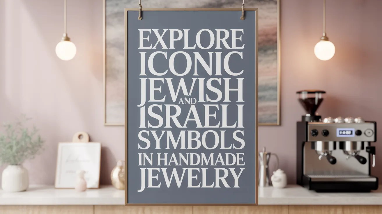 Explore Iconic Jewish and Israeli Symbols in Handmade Jewelry