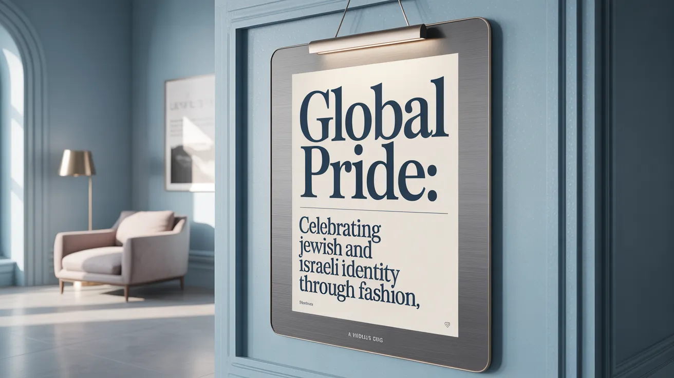 Global Pride: Celebrating Jewish and Israeli Identity Through Fashion