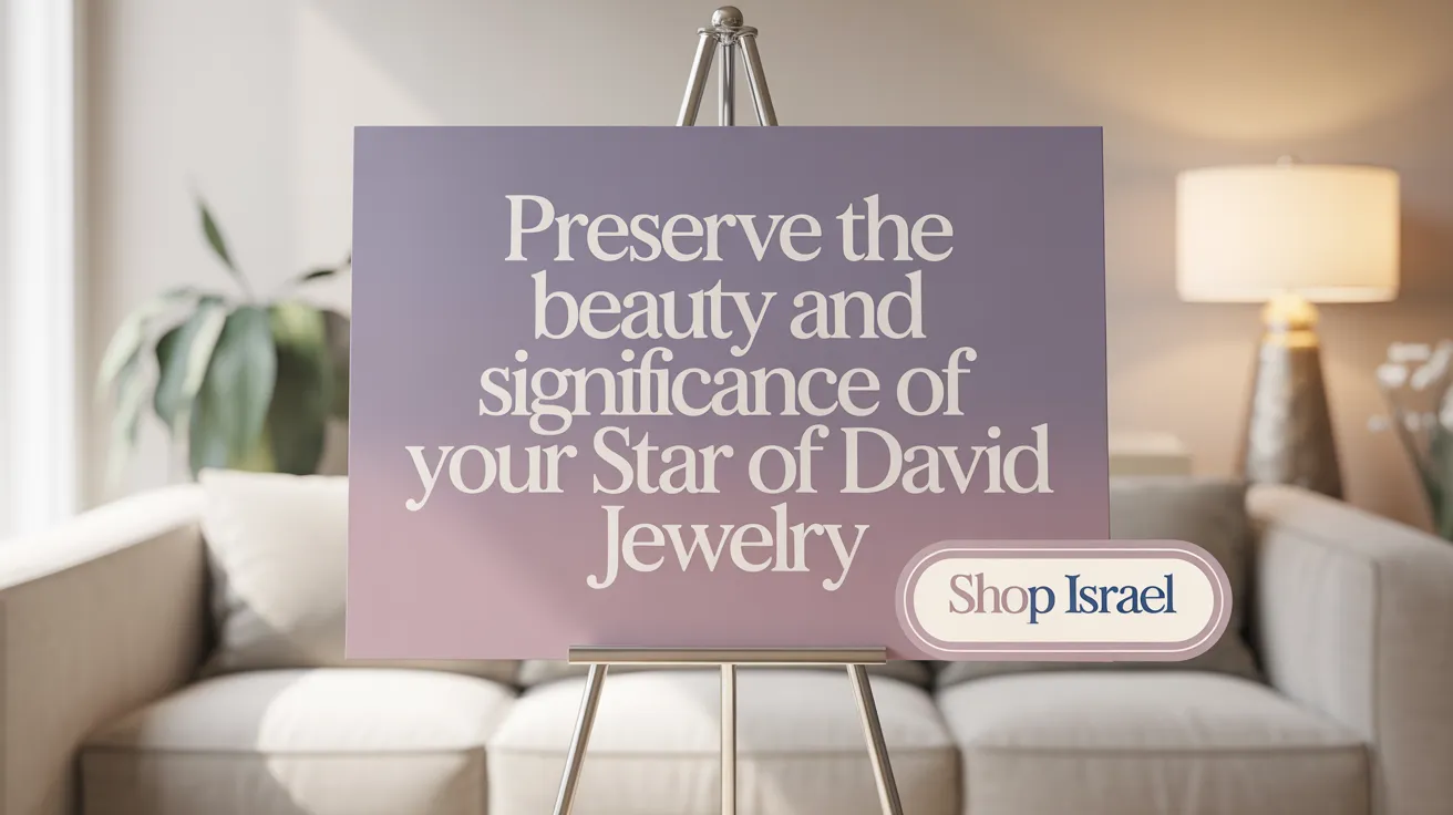 Preserve the Beauty and Significance of Your Star of David Jewelry