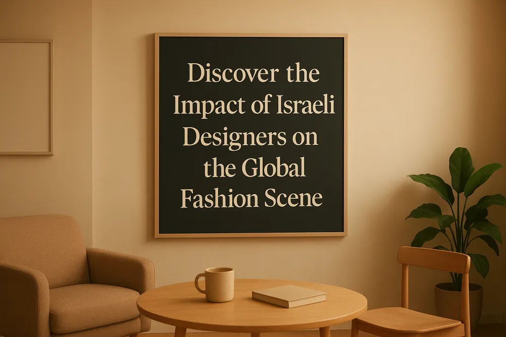 Discover the Impact of Israeli Designers on the Global Fashion Scene