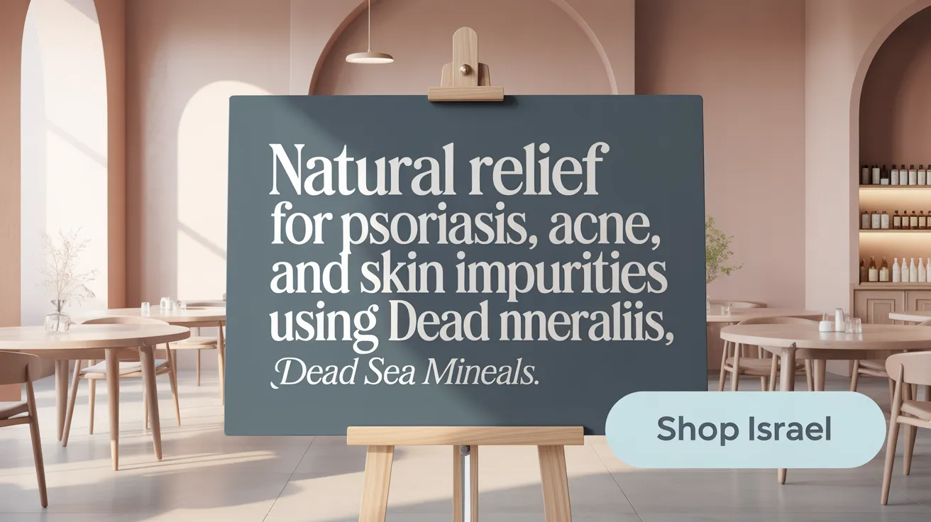 Natural Relief for Psoriasis, Acne, and Skin Impurities Using Dead Sea Minerals