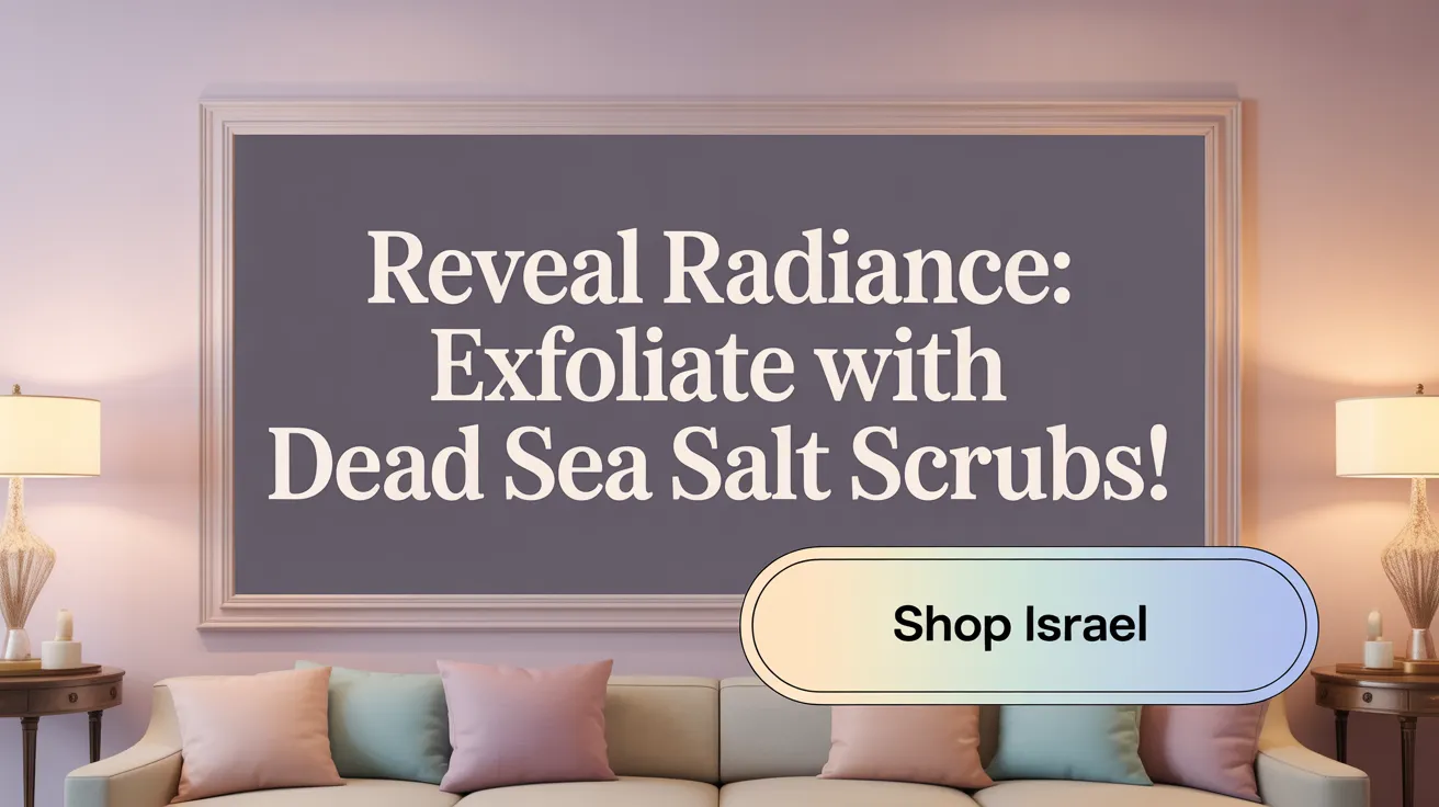 Reveal Radiance: Exfoliate with Dead Sea Salt Scrubs!