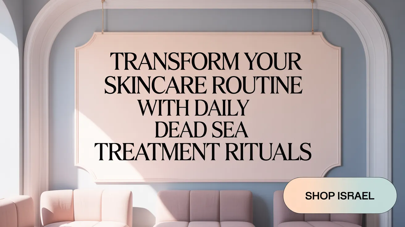 Transform Your Skincare Routine with Daily Dead Sea Treatment Rituals