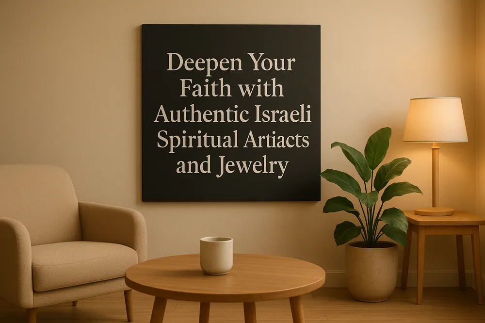 Deepen Your Faith with Authentic Israeli Spiritual Artifacts and Jewelry