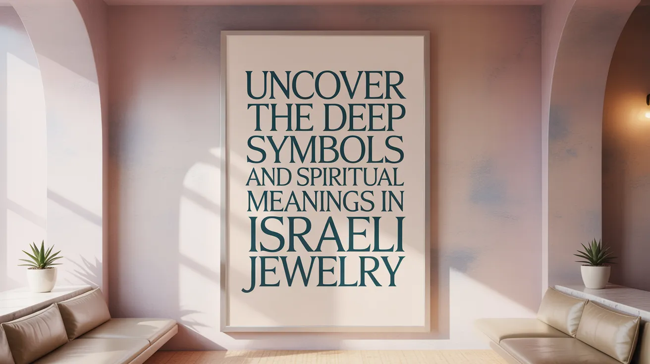 Uncover the Deep Symbols and Spiritual Meanings in Israeli Jewelry