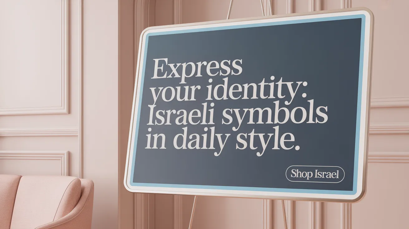 Express Your Identity: Israeli Symbols in Daily Style