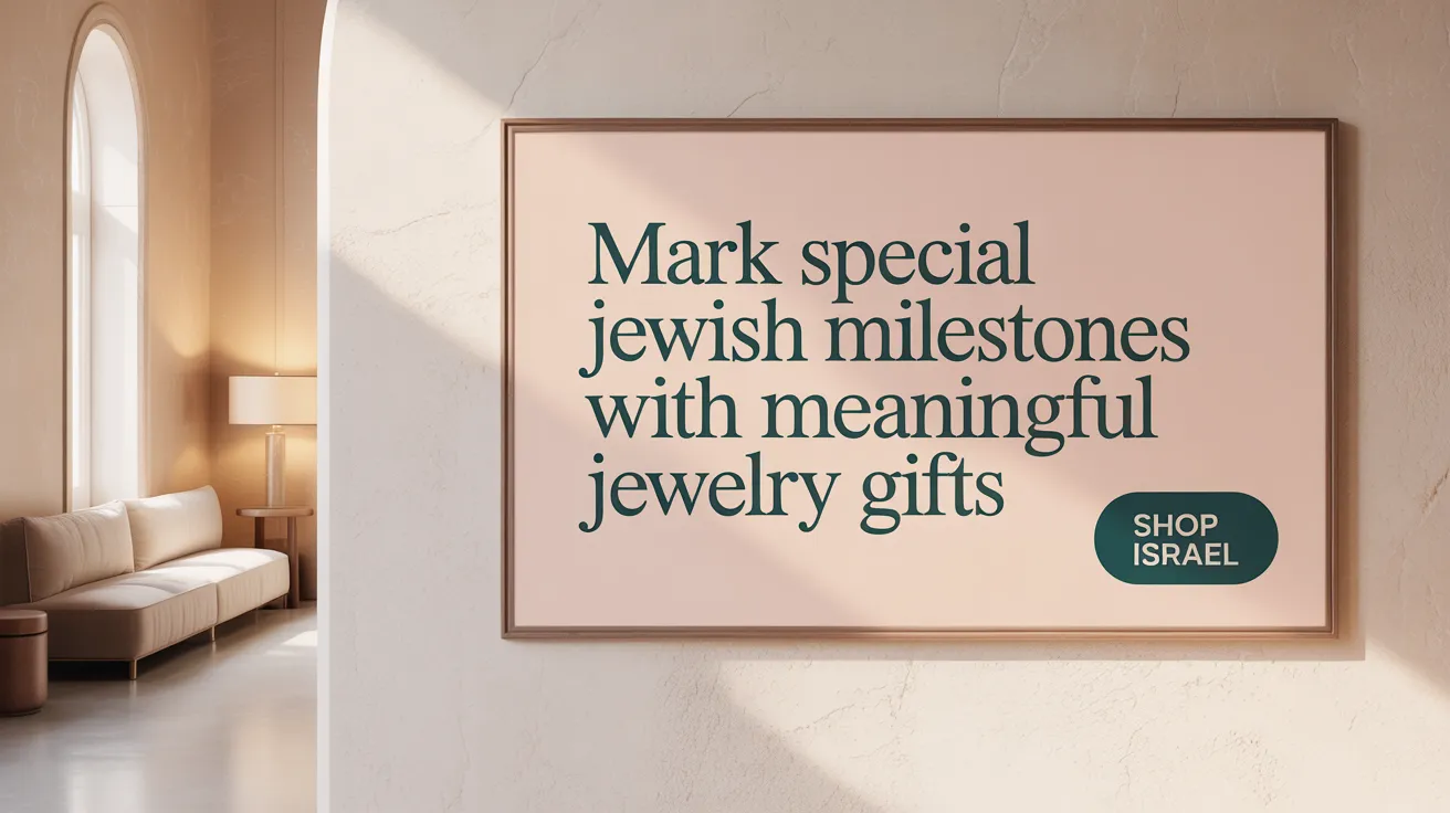 Mark special Jewish milestones with meaningful jewelry gifts