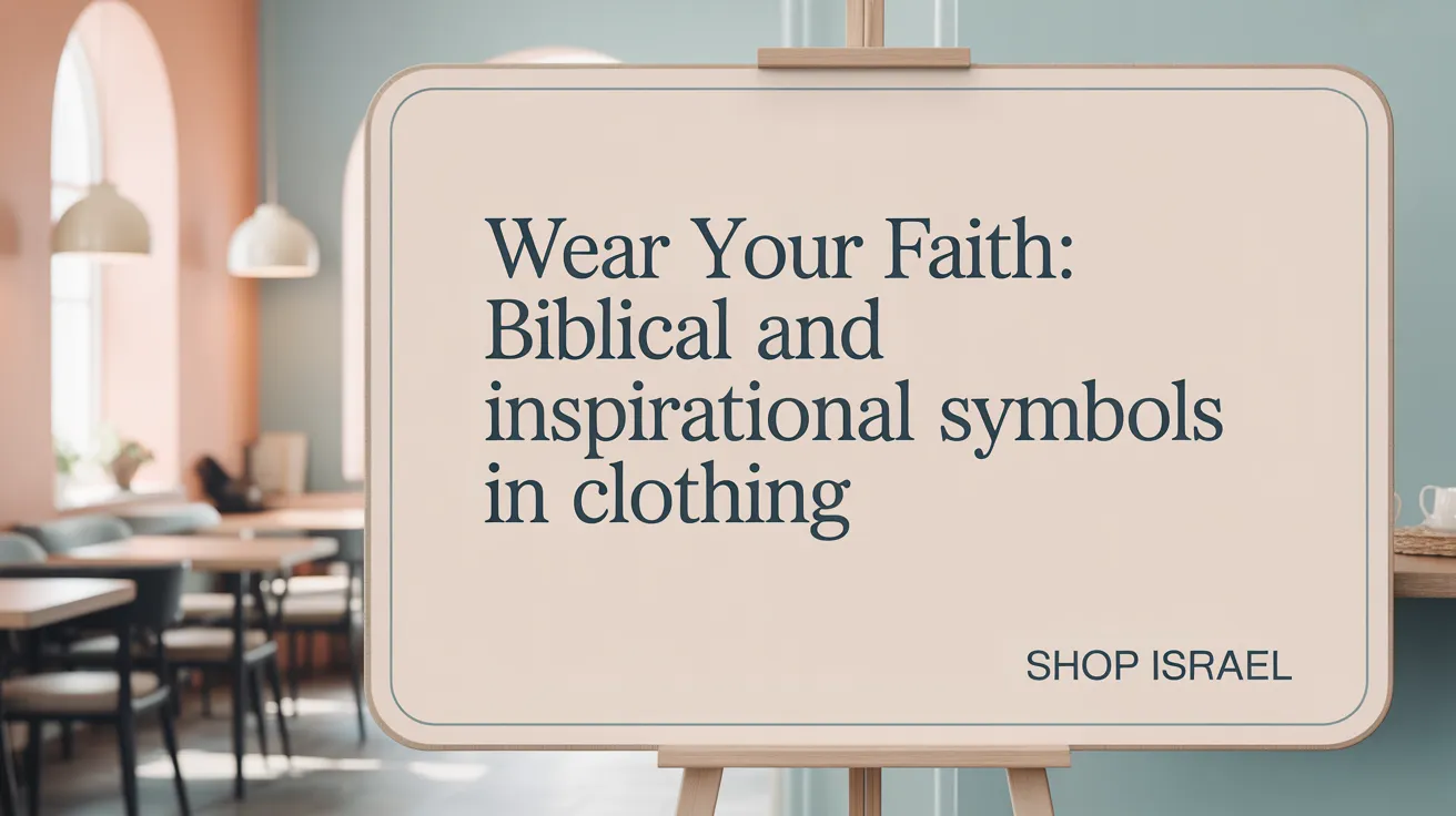 Wear Your Faith: Biblical and Inspirational Symbols in Clothing