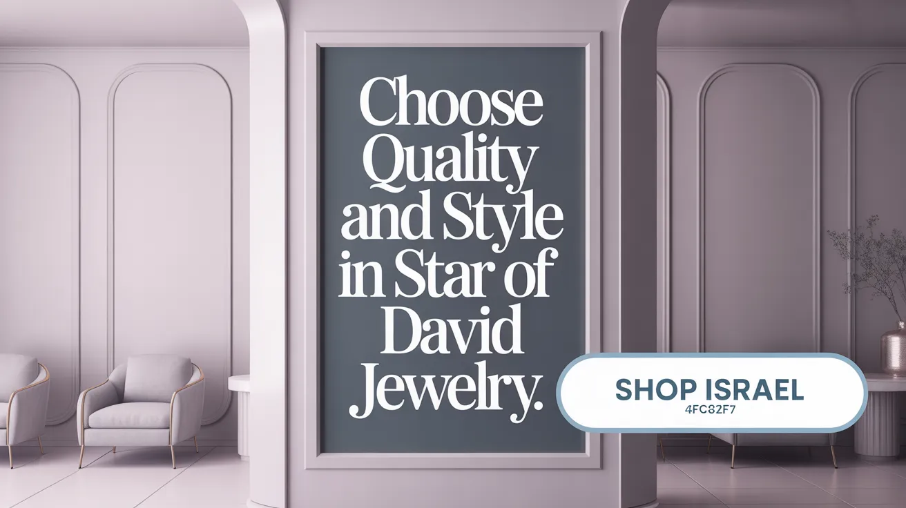 Choose Quality and Style in Star of David Jewelry