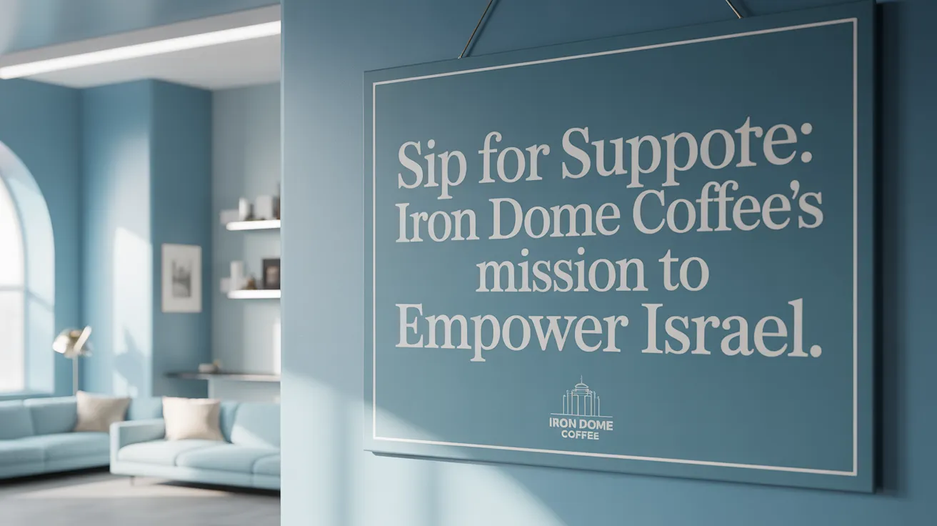 Sip for Support: Iron Dome Coffee's Mission to Empower Israel