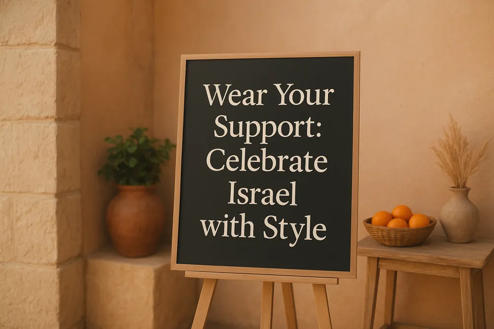 Wear Your Support: Celebrate Israel with Style