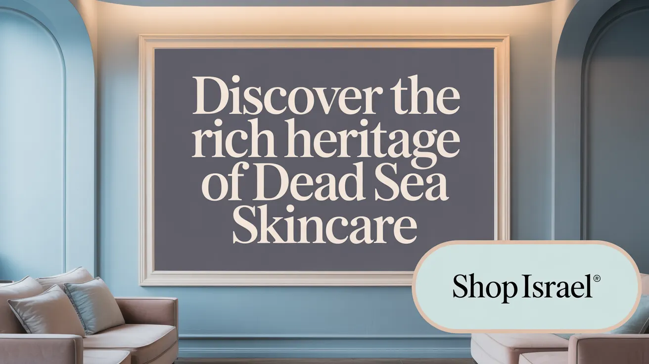 Discover the Rich Heritage of Dead Sea Skincare