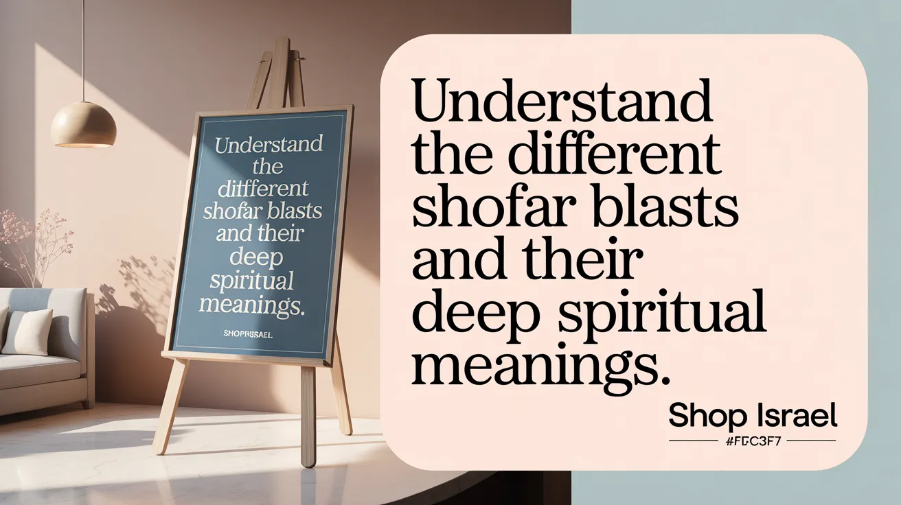 Understand the different shofar blasts and their deep spiritual meanings.