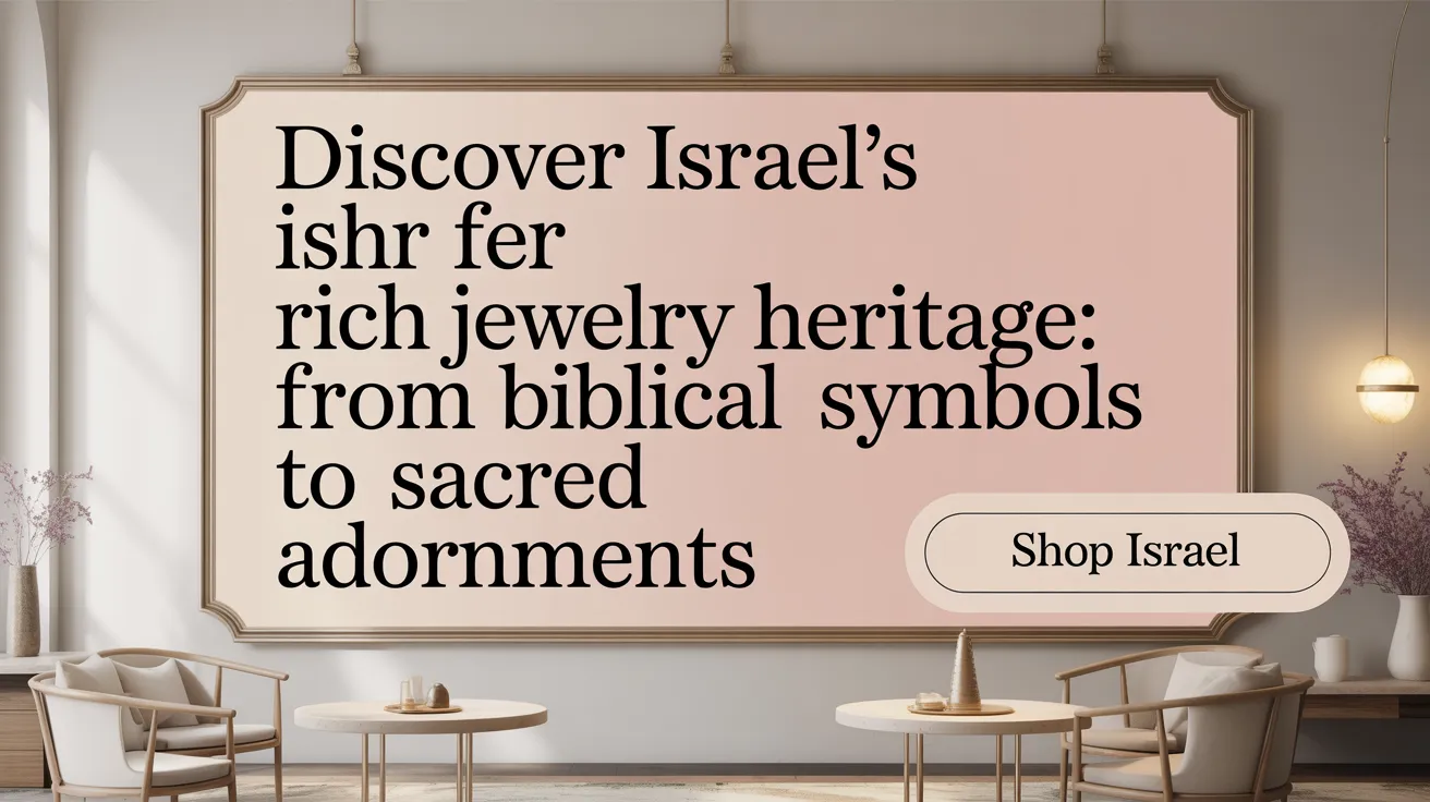 Discover Israel's Rich Jewelry Heritage: From Biblical Symbols to Sacred Adornments