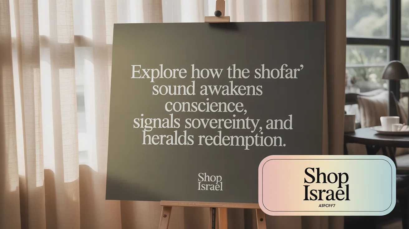 Explore how the shofar's sound awakens conscience, signals sovereignty, and heralds redemption.