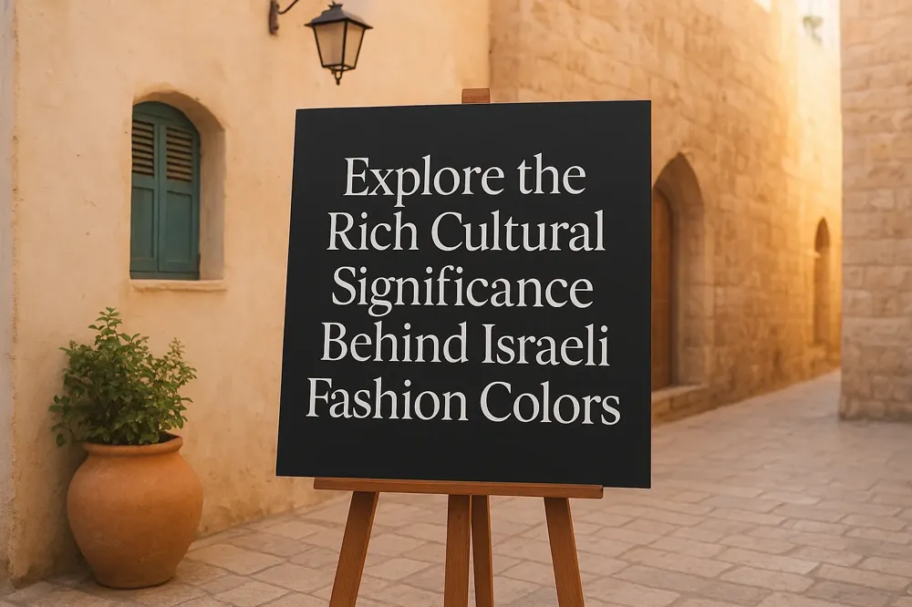 Explore the Rich Cultural Significance Behind Israeli Fashion Colors