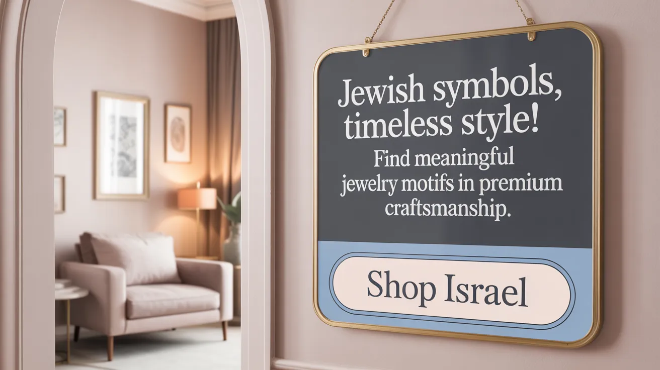 Jewish Symbols, Timeless Style! Find meaningful jewelry motifs in premium craftsmanship.