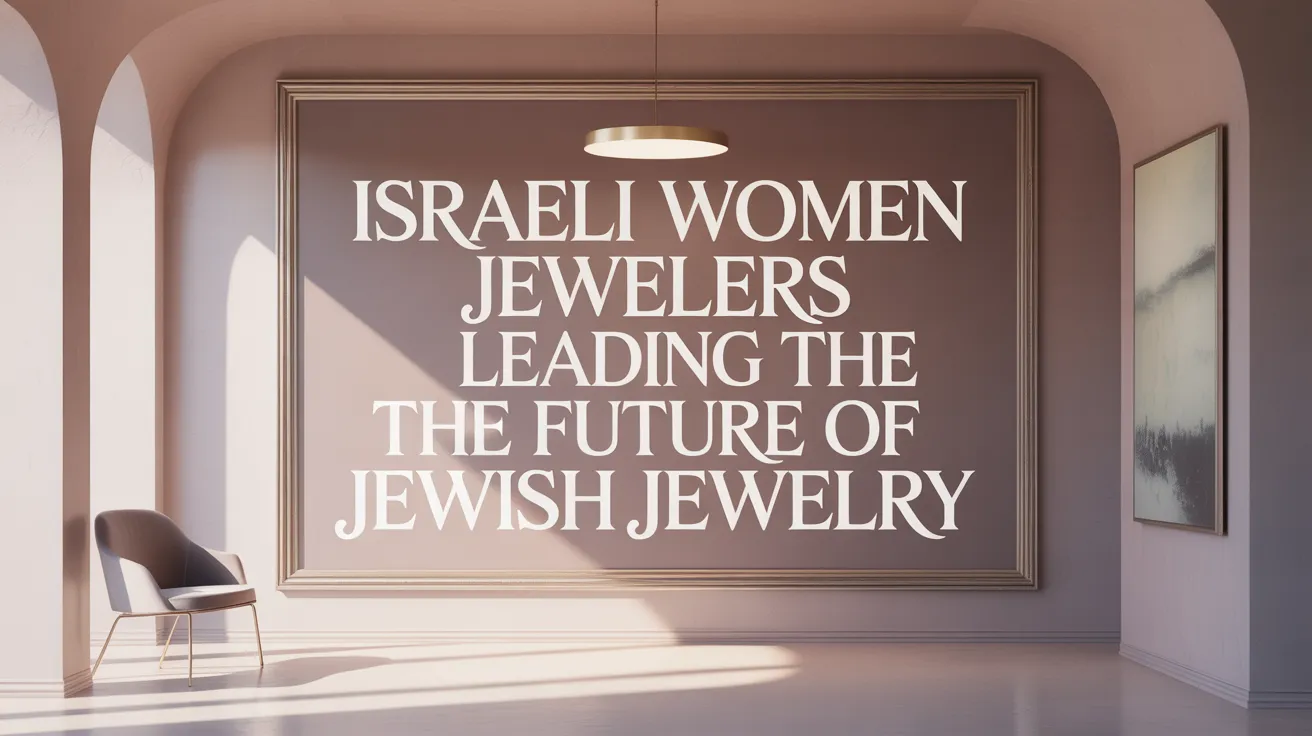Israeli Women Jewelers Leading the Future of Jewish Jewelry