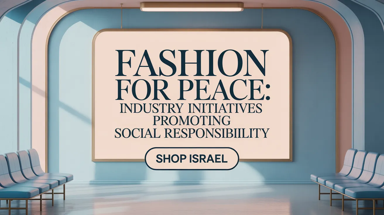 Fashion for Peace: Industry Initiatives Promoting Social Responsibility