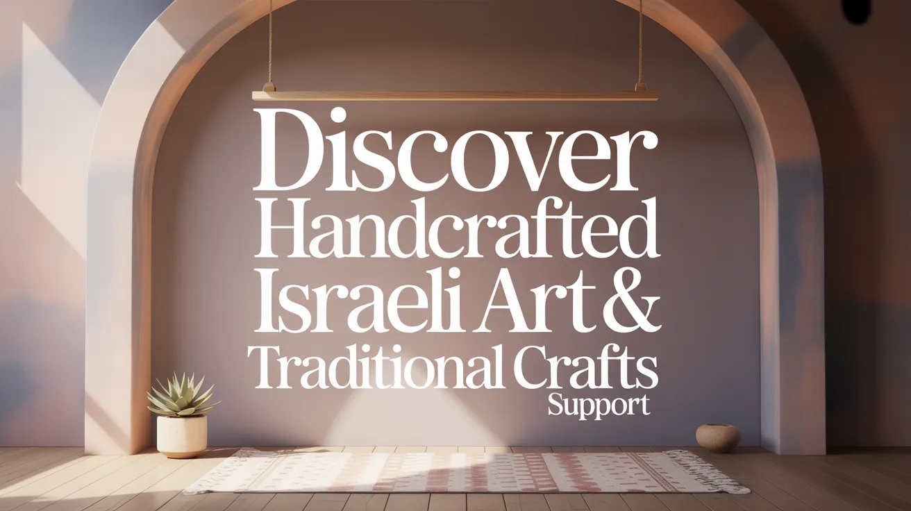 Discover Handcrafted Israeli Art &amp; Support Traditional Crafts