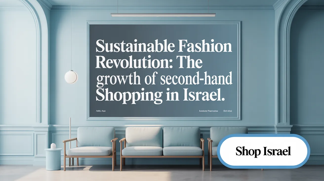 Sustainable fashion revolution: The growth of second-hand shopping in Israel.