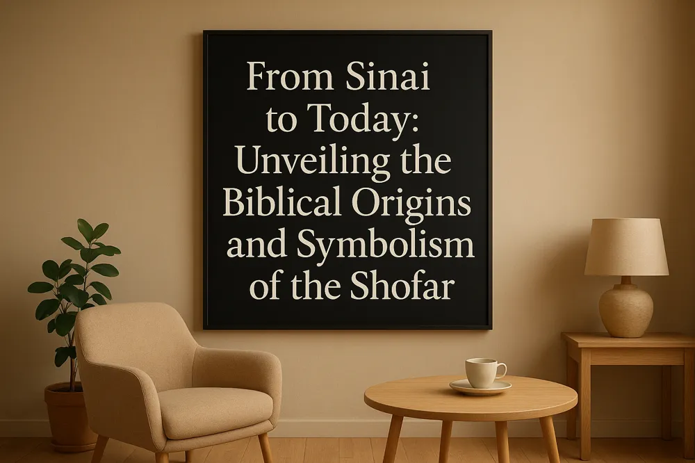 From Sinai to Today: Unveiling the Biblical Origins and Symbolism of the Shofar