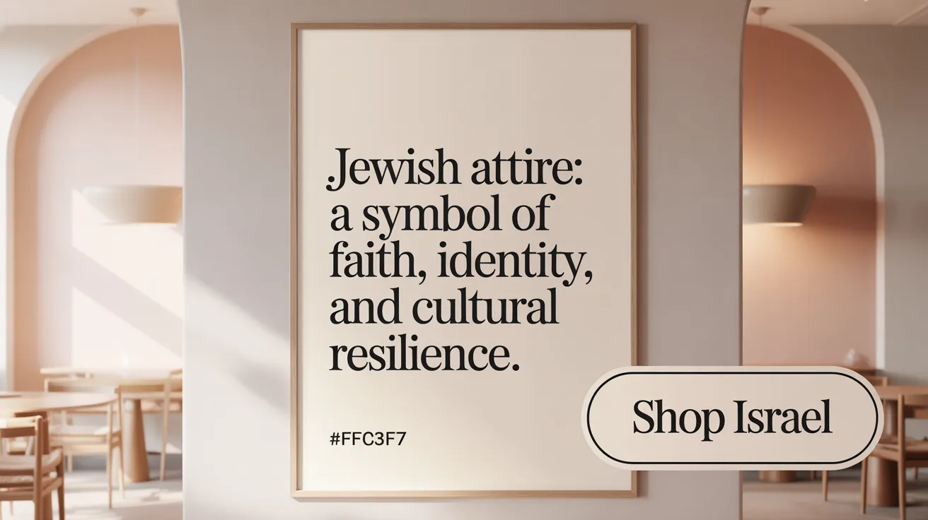 Jewish Attire: A Symbol of Faith, Identity, and Cultural Resilience