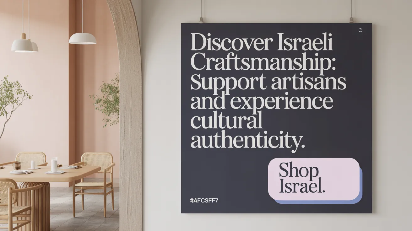 Discover Israeli Craftsmanship: Support Artisans and Experience Cultural Authenticity