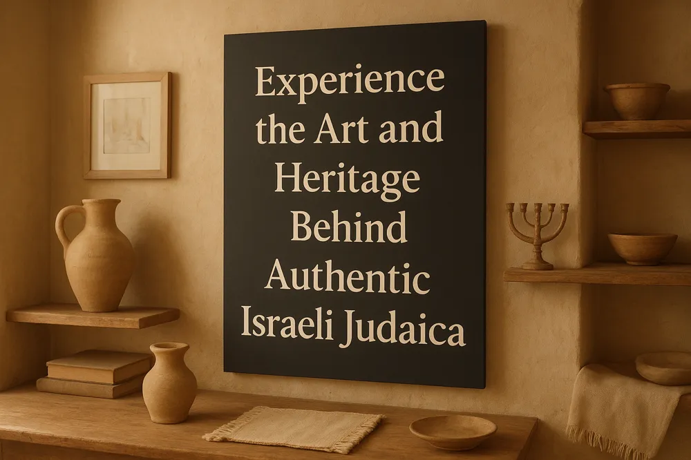 Experience the Art and Heritage Behind Authentic Israeli Judaica