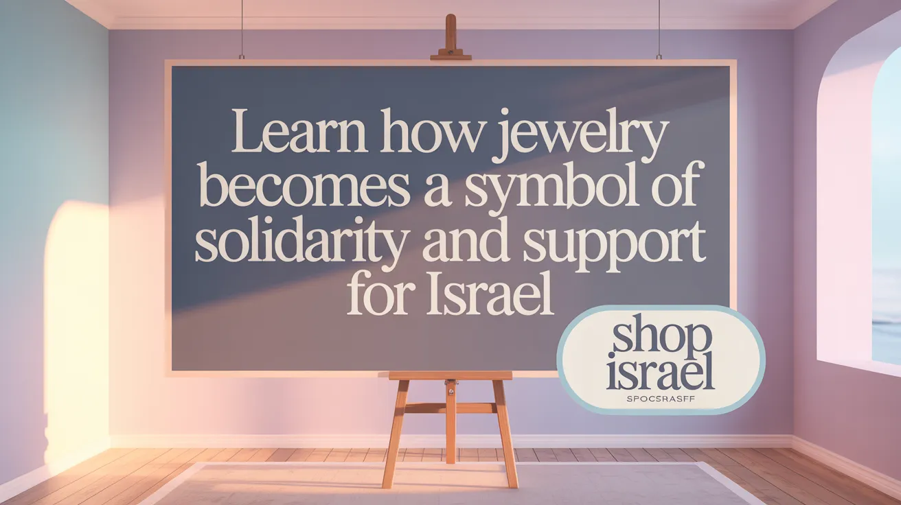 Learn How Jewelry Becomes a Symbol of Solidarity and Support for Israel
