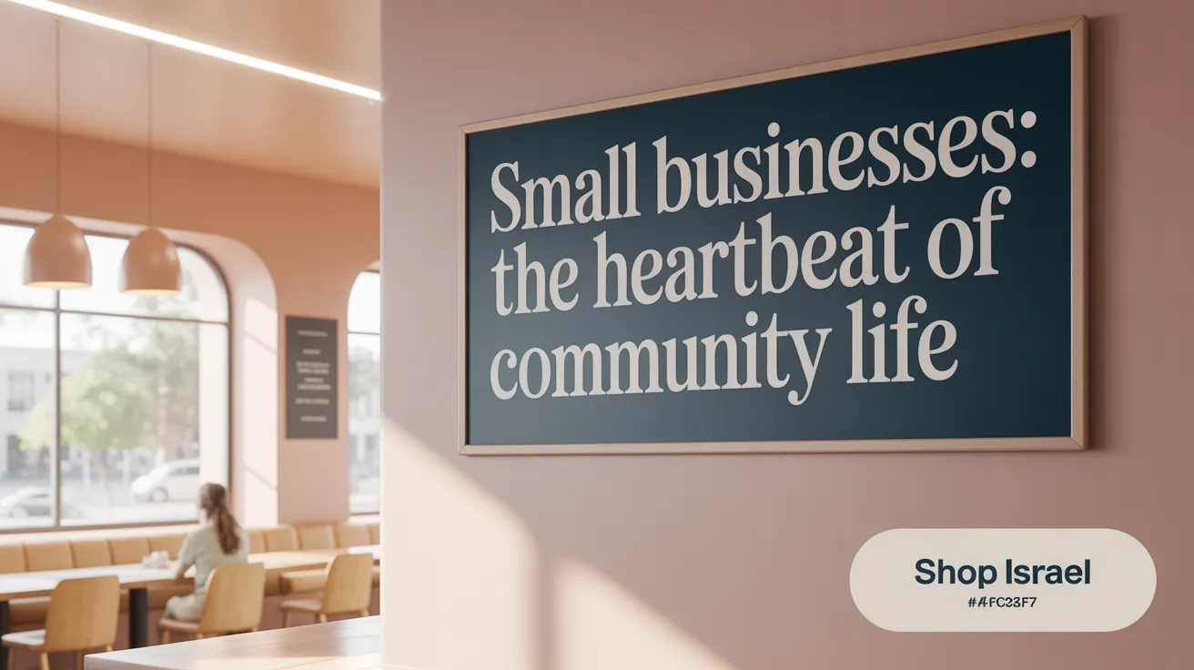 Small Businesses: The Heartbeat of Israeli Community Life
