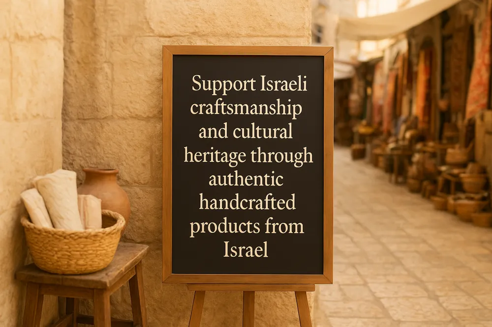 Support Israeli craftsmanship and cultural heritage through authentic handcrafted products from Israel.