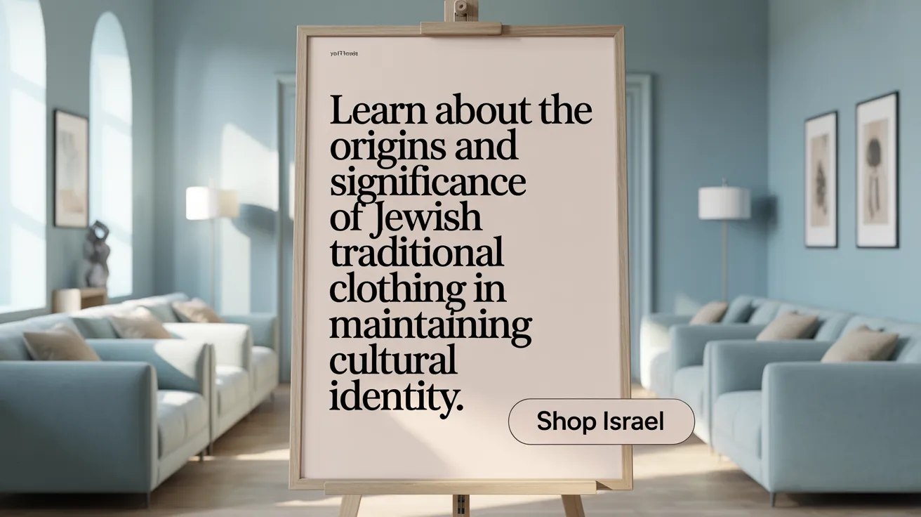 Learn about the origins and significance of Jewish traditional clothing in maintaining cultural identity.