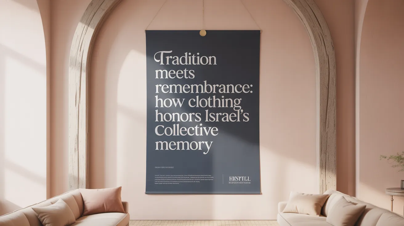 Tradition Meets Remembrance: How Clothing Honors Israel’s Collective Memory