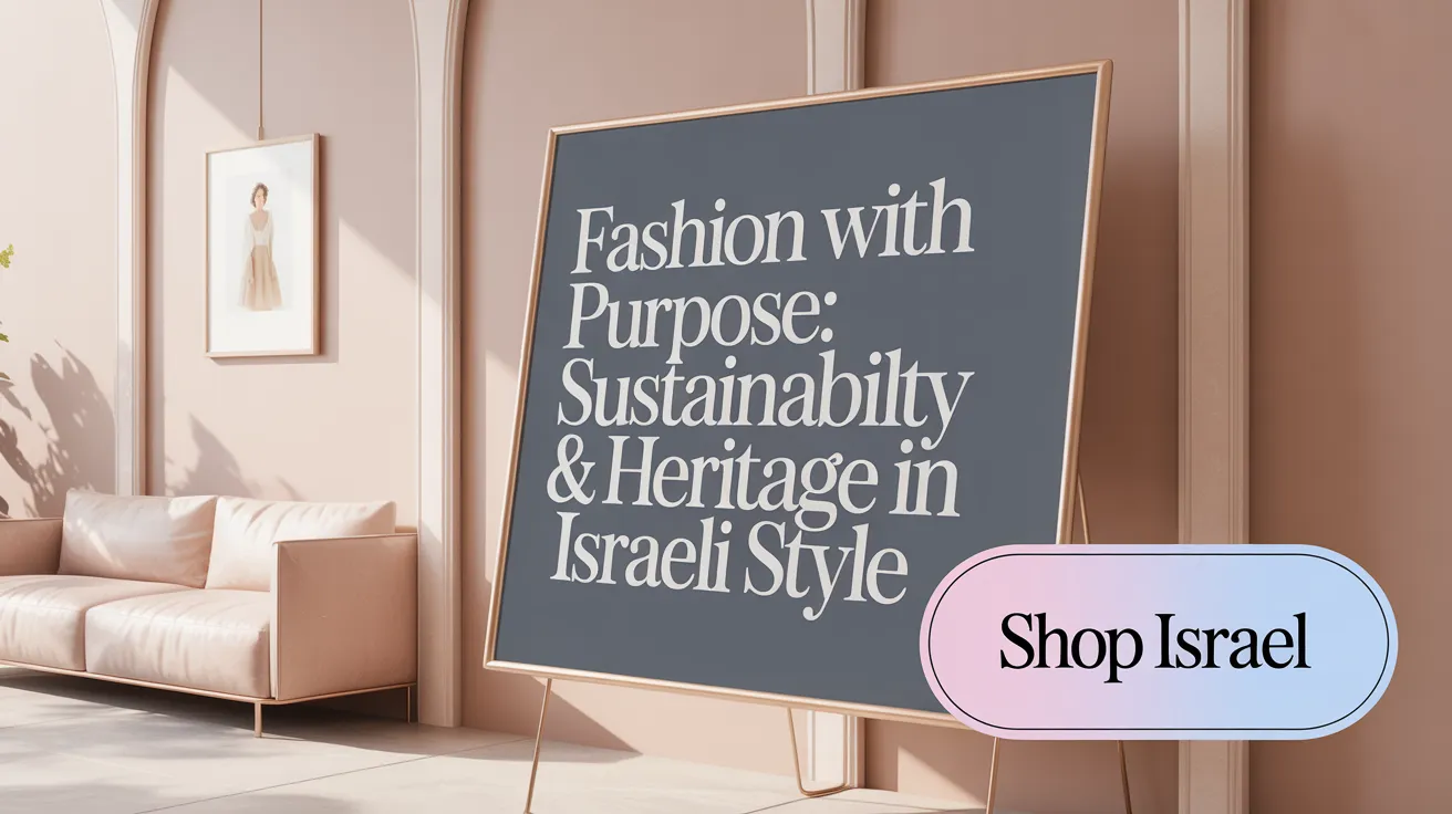 Fashion With Purpose: Sustainability &amp; Heritage in Israeli Style