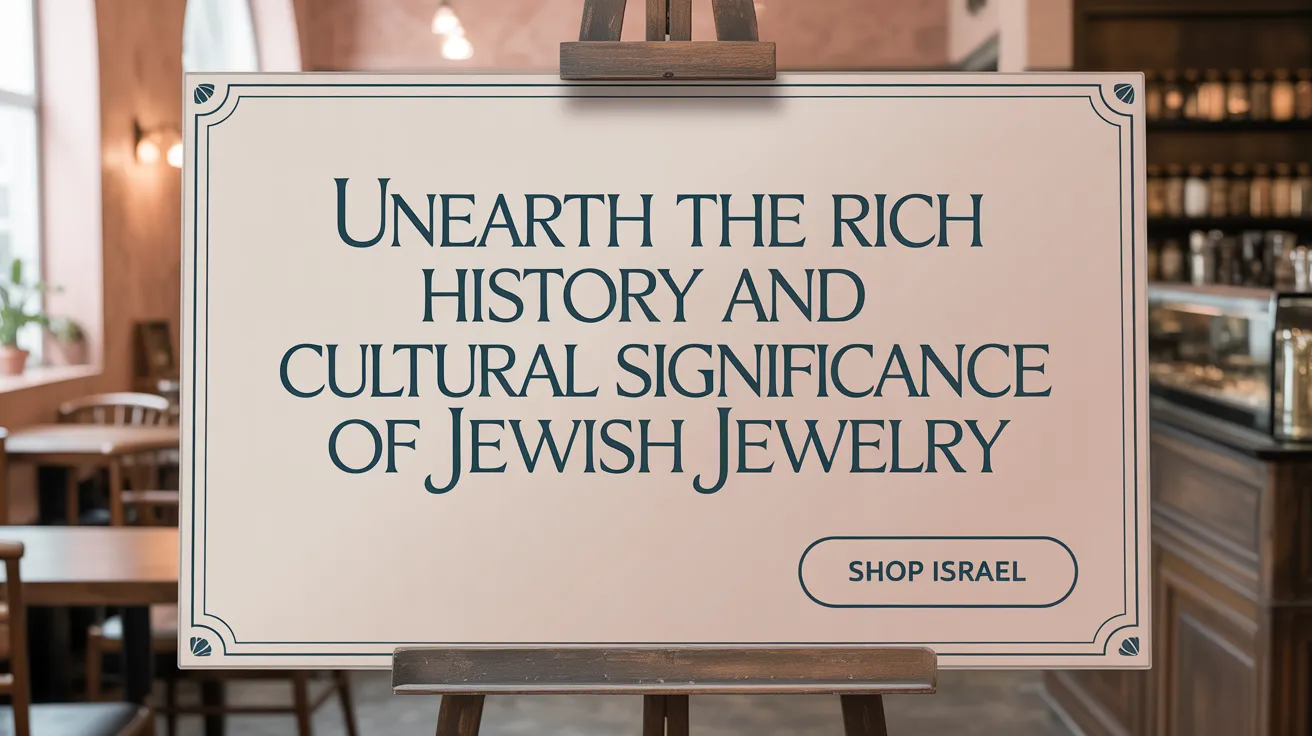 Unearth the Rich History and Cultural Significance of Jewish Jewelry