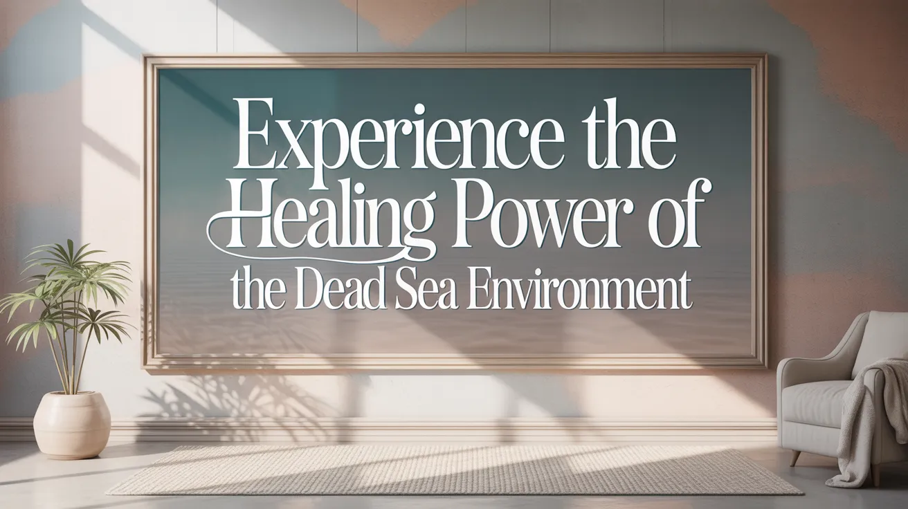 Experience the Healing Power of the Dead Sea Environment