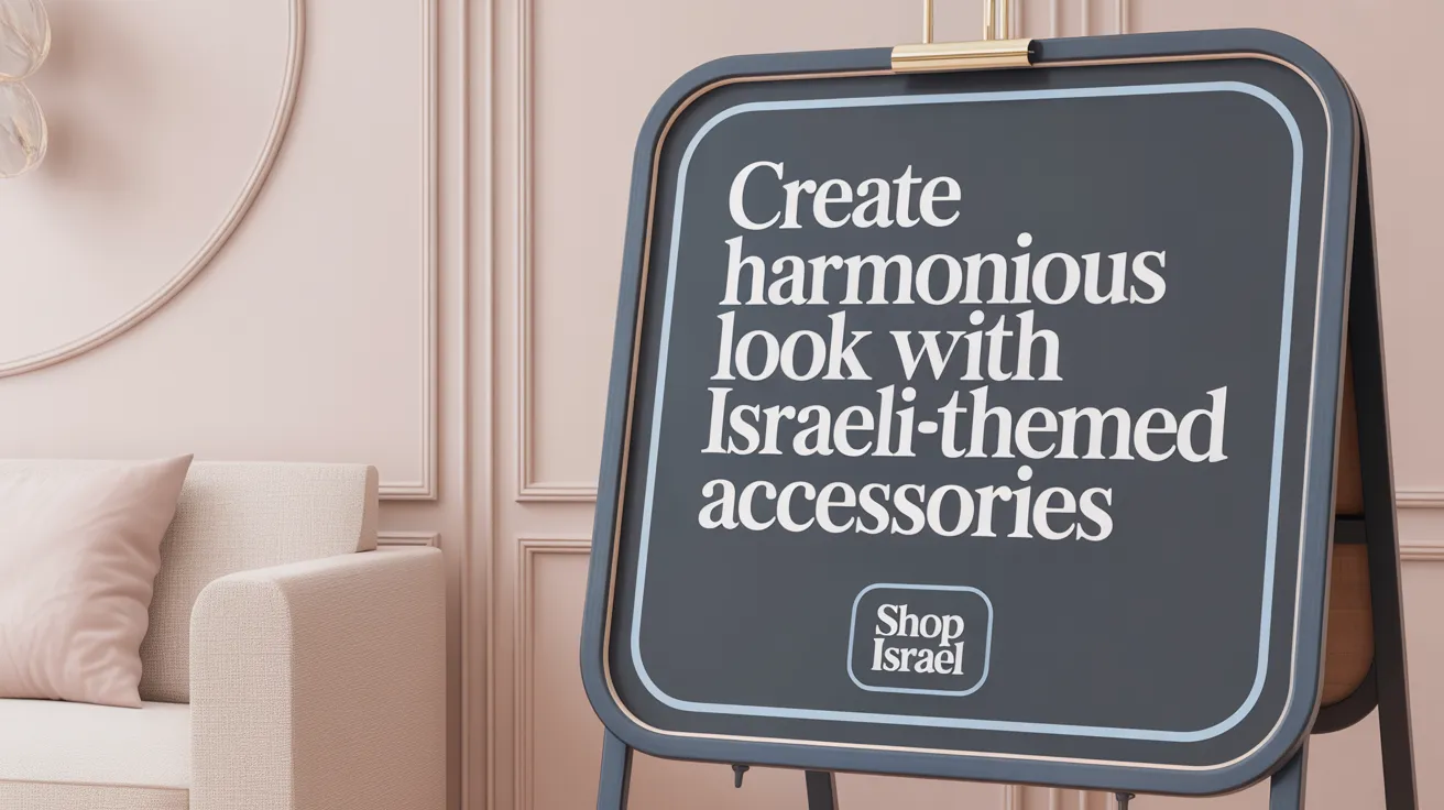 Create Harmonious Look with Israeli-themed Accessories