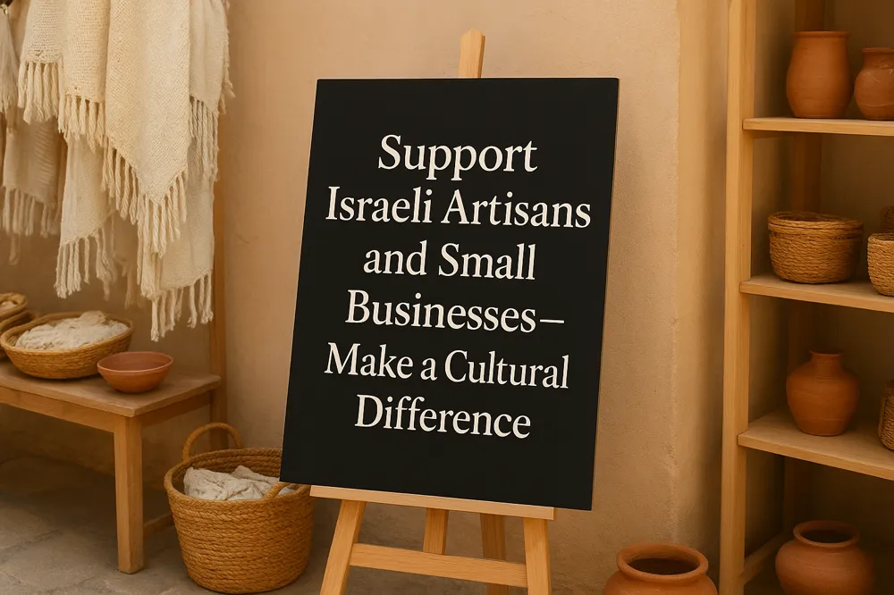 Support Israeli Artisans and Small Businesses—Make a Cultural Difference