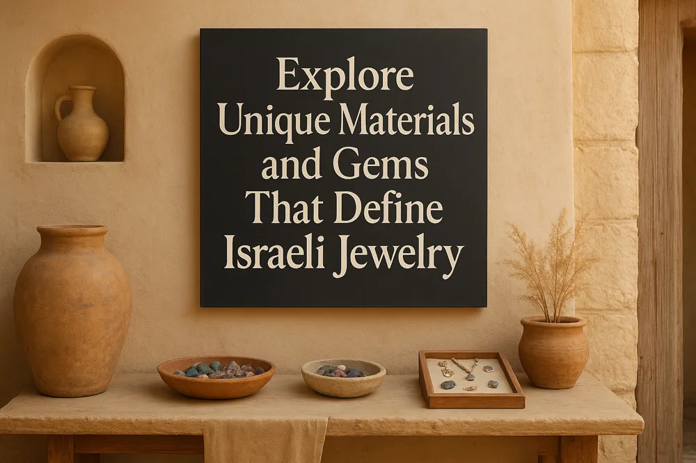Explore Unique Materials and Gems That Define Israeli Jewelry