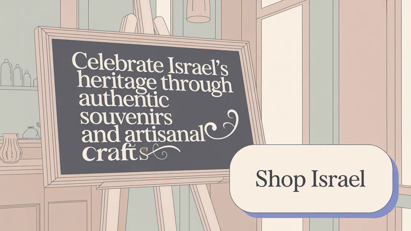 Celebrate Israel's heritage through authentic souvenirs and artisanal crafts