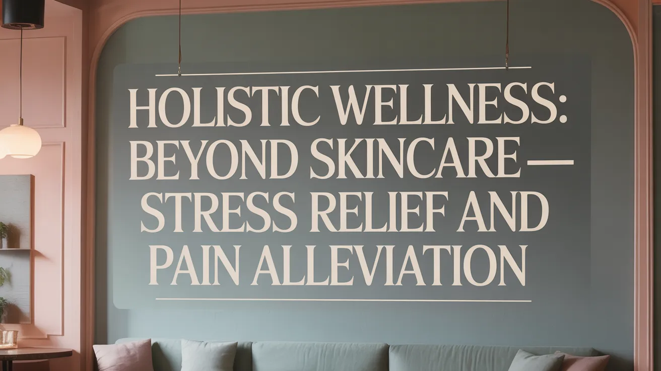 Holistic Wellness: Beyond Skincare — Stress Relief and Pain Alleviation