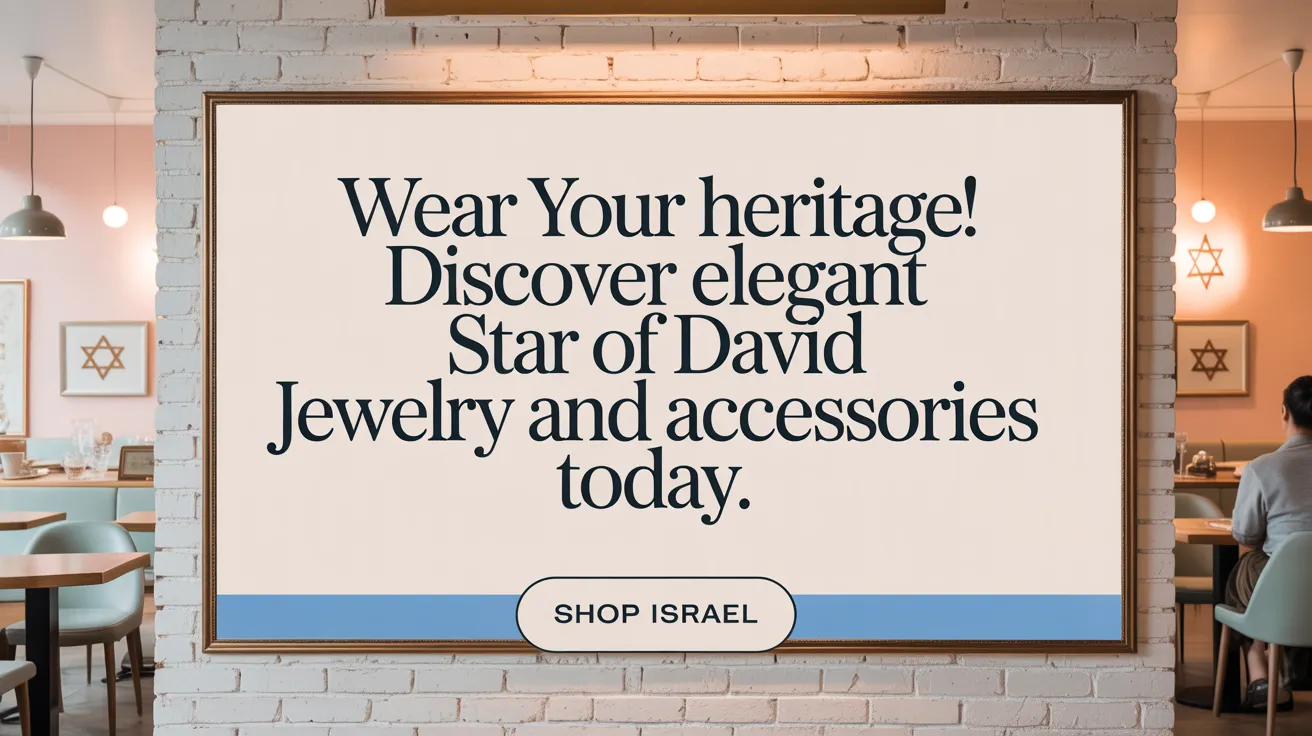 Wear Your Heritage! Discover elegant Star of David jewelry and accessories today.